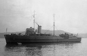 HMS Guardian in 1934