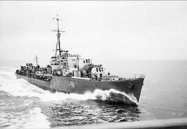 Royal Navy destroyer HMS Petard
