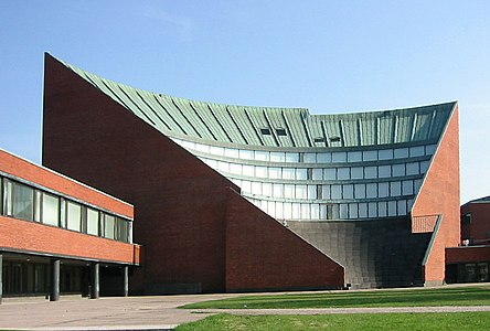 Auditorium of the University of Technology, Helsinki, by Alvar Aalto (1964)