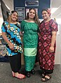 Samoan women wearing Puletasi