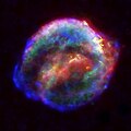 41. A composite image of Kepler's Supernova (Supernova 1604).