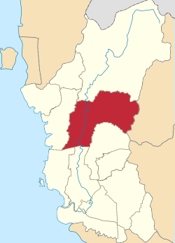 Location of Kuala Kangsar District in Perak
