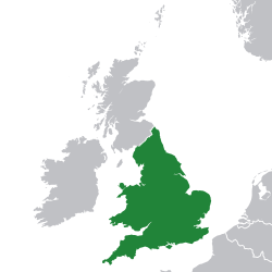Location of the Kingdom, 1558–1707 (green)