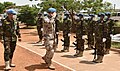 Lt Gen Dennis Gyllenspore, FC MINUSMA visiting BANSIG at GAO, Mali