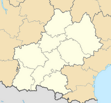 LFCK is located in Midi-Pyrénées