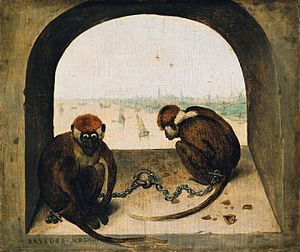 Zwei Affen (Pieter Bruegel der Ältere)
