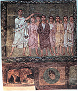 Wall painting from Dura Europos synagogue