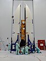 Encapsulating Sentinel-2A in the Vega rocket fairing