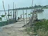 Svay Tany Ferry Dock over Bassac River at S'ang District, Kandal Province