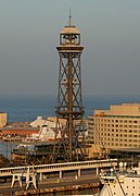 Torre Jaume I, tallest aerial lift pylon with regular stop
