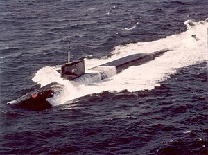 USS Will Rogers (SSBN-659), underway 15 February 1967.