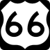 U.S. Highway 66 marker