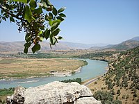 Zê river in Zebari region, Iraqi Kurdistan.