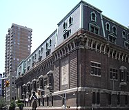 The 69th Regiment Armory, completed in 1906, is a National Historic Landmark