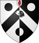 Arms of Balfour, baronets of Albury Lodge.
