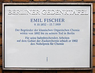 Berliner Gedenktafel an Fischers Institut, Hessische Straße 1 in Berlin-Mitte