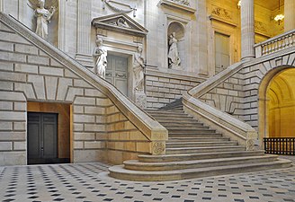Stairway of the Grand Theater of Bordeaux, Bordeaux, France, by Victor Louis, 1777-1780[66]