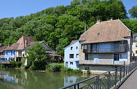 A branch of the Doubs river in L'Isle-sur-le-Doubs
