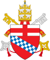 Coat of arms used by Innocent VIII (1484–1492)