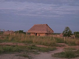 Hütten im Indianerreservat Totarco