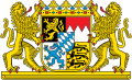 Wappen des Freistaates Bayern (im dritten Feld)