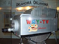 Early color TV camera, WKY-TV