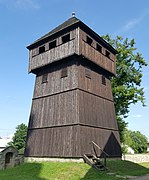 16th-c. wooden bell tower in Wojnicz