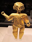 Standing figure; 1st century BCE-1st century CE; emossed gold; height: 22.9 cm (9 in.); Metropolitan Museum of Art
