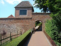 Citywall at the level of the Daendelspoortje