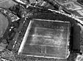 Aerial view of the rugby ground around 1925