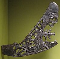 Maranao kubing jaw harp with okir motif