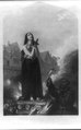 Joan of Arc, after rendering the most signal services to her Prince and people, is suffered to die a martyr in their cause". C.W Wass {another version is 1849 engraving of the third panel from "The Penny Illustrated News" December 1, 1849 Vol 1, Issue 6 .p. 45"[224]