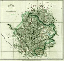 Map including Kiriá (1865)