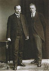 Kallio and Juho Niukkanen in 1920s.
