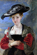 The Felt Hat, probably a portrait of Susanna Fourment, c. 1622, now in the National Gallery