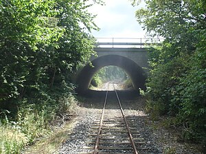 E47-Viadukt für Lollandsbanen nördlich von Maribo