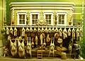 Victorian butcher's shop, 1880s