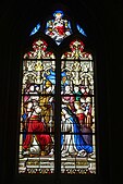 Stained glass inside the Église Notre-Dame in Neufchâtel-en-Bray