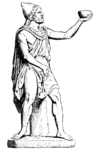 Odysseus wearing a Pilos