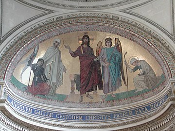 Christ Showing the Angel of France the Destiny of Her People, mosaic by Antoine-Auguste-Ernest Hébert