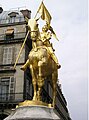 Joan of Arc statue on the Place des Pyramides