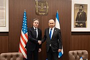 Secretary Blinken with Israeli Prime Minister Benjamin Netanyahu in Jerusalem, February 2024