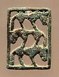Bronze horse ornament (Shajing culture 700-100 BCE)