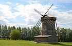 Log windmill in Russia
