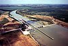 Newt Graham Lock and Dam on the Verdigris River in Wagoner County, Oklahoma