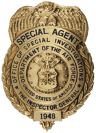 Office of Special Investigations special agent badge[2]