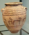 Image 31A typical Naqada II jar decorated with gazelles (Predynastic Period) (from Ancient Egypt)