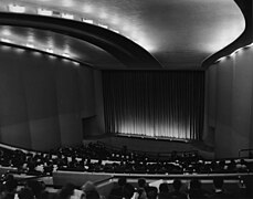 The Wisconsin Union Theater in Streamline Moderne style