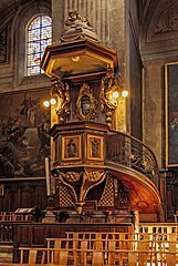 Baroque Pulpit commissioned in 1692.