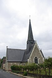 The church of Saint-Étienne, in Saint-Étienne-de-Chigny